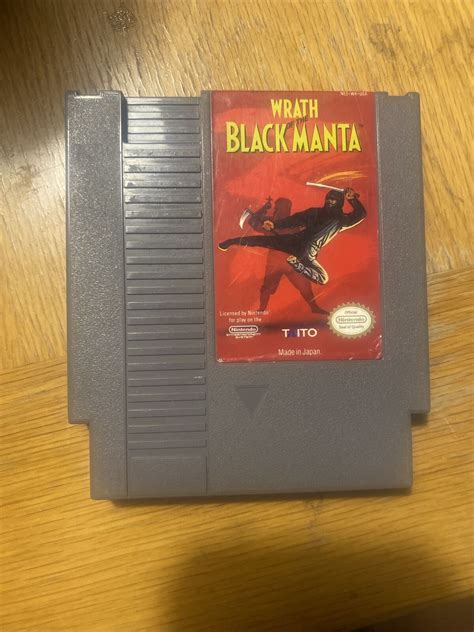 Wrath Of The Black Manta Nes Nintendo Entertainment System Cart