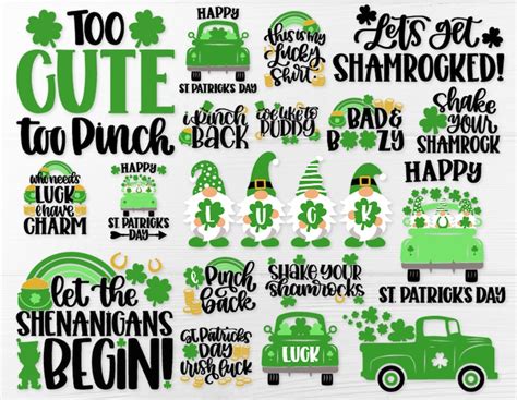 St Patricks Svg Bundle Happy Saint Patricks Day Svg Lucky Etsy