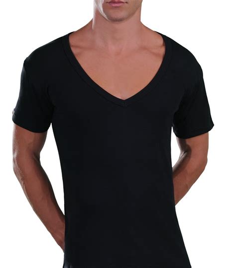 Men Scoop Neck T Shirt Color Black Size Small