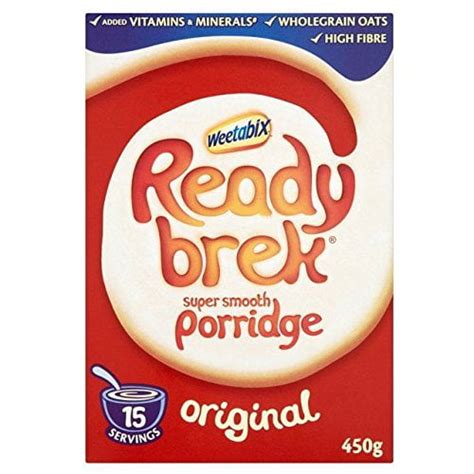 Ready Brek Instant Porridge milled oats Mix. Just add hot milk and serve 450g / 15.9oz British ...