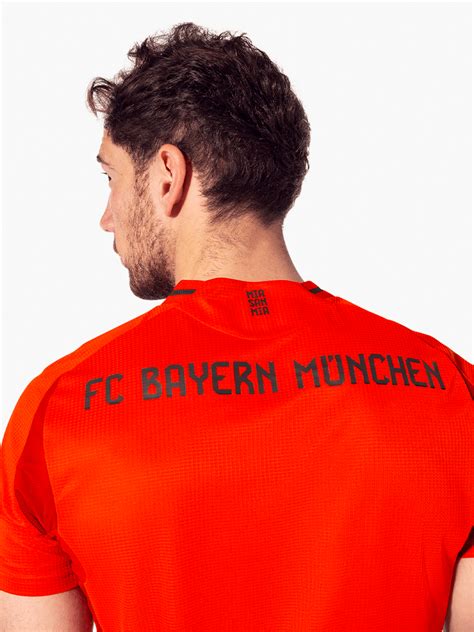 Hommes Maillot Authentique Domicile 24 25 Rouge FC Bayern Munich Boutique