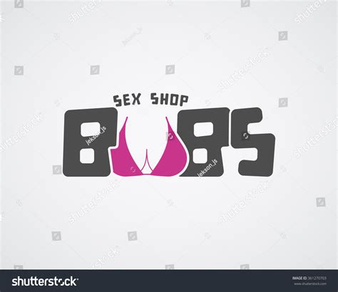 Cute Sex Shop Logo Badge Design Stock Vector Royalty Free 361270703