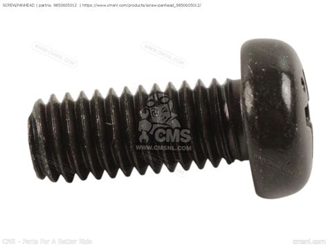 9850605012 Screw Panhead Yamaha Buy The 98506 05012 At CMSNL