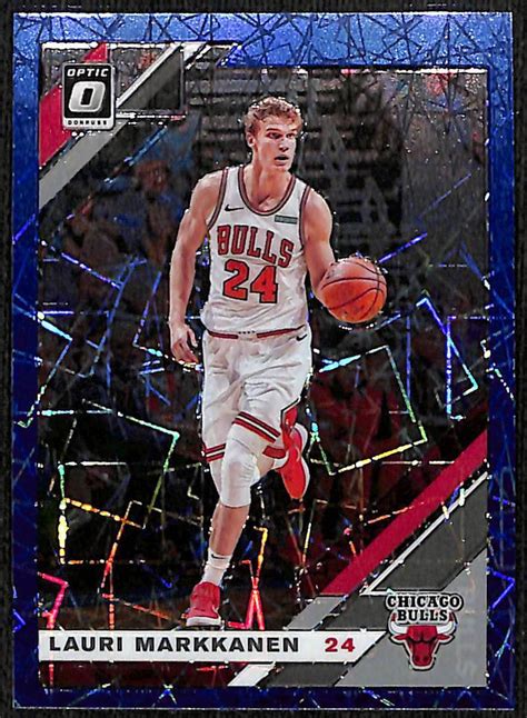 Donruss Optic Blue Velocity Lauri Markkanen Chicago Bulls Ebay