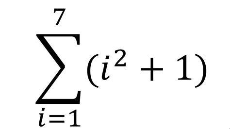 Notación Sigma Sumatoria Ejemplo 1 Youtube