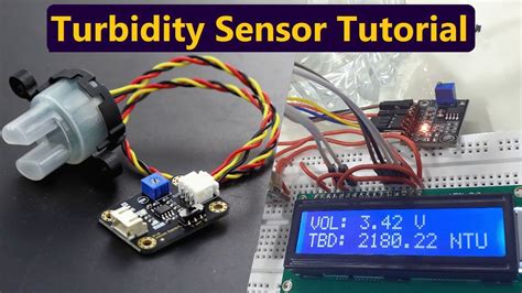 Diy Turbidity Meter Using Arduino Analog Turbidity Sensor Youtube