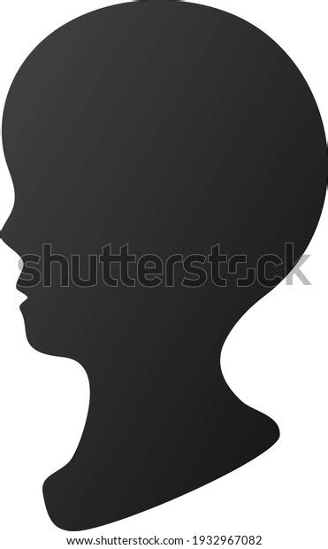 Human Profile Silhouette Isolated Vector Illustration Stock Vector (Royalty Free) 1932967082 ...