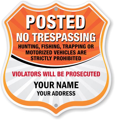 Posted Signs Custom Posted Signs Mysecuritysign