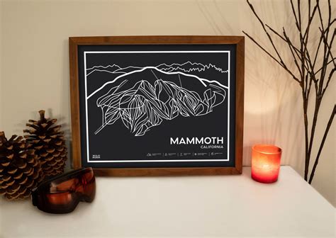 Mammoth Trail Map - Vivia Print