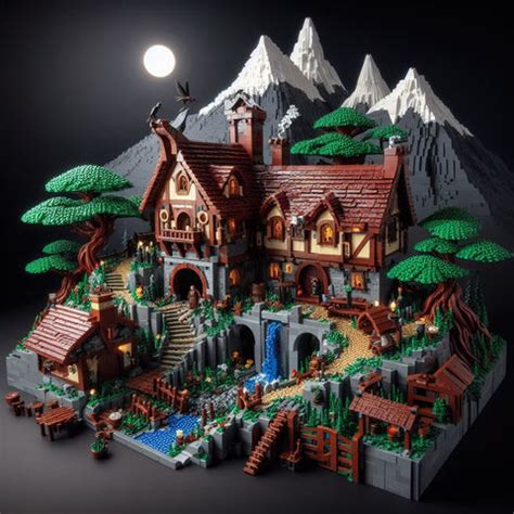 56 AI ideas for Lego MOCs Lord of the Rings – How to build it