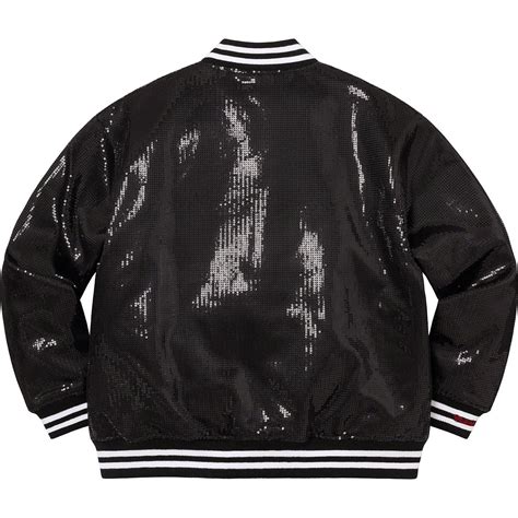 Mitchell And Ness Sequin Varsity Jacket Spring Summer 2023 Supreme