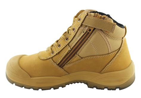 Hard Yakka Mens Utility Steel Toe Safety Side Zip Boots Brand House