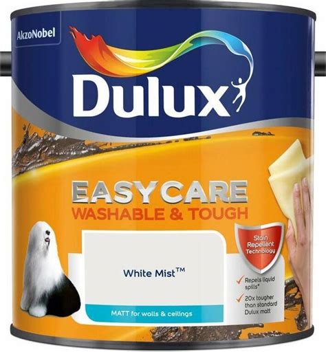 Dulux Easycare Washable Tough Matt Emulsion Paint Mist Wall Paint