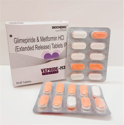 Glimepiride And Metformin Tablets At Rs 925 Box Glimepiride Metformin