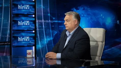 Exkluzív Interjú Orbán Viktor Miniszterelnökkel A Hírtv Műsorán Origo