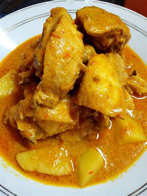 resep gulai ayam  lily maskoer langsungenakcom
