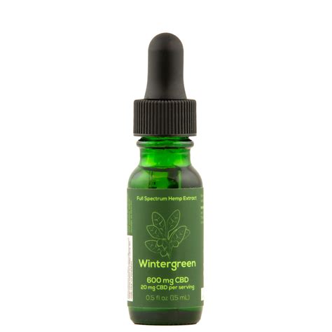 Wintergreen Full Spectrum Hemp Extract Extracts Fiddlers Green Farm