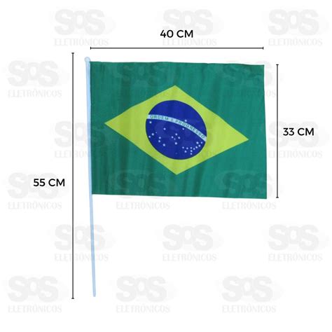 Bandeira Do Brasil Grande X Cm Simples