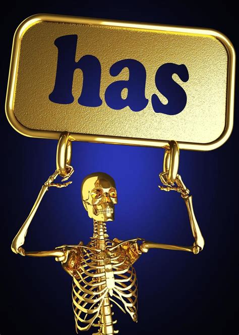 has word and golden skeleton 6357119 Stock Photo at Vecteezy 