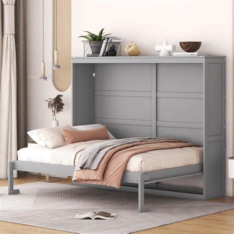 Amazon Full Size Murphy Bed Wall Bed Bedroom Furniture Folding Bed