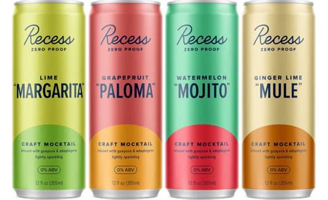 Zero-Proof Craft Mocktails : Recess Zero Proof