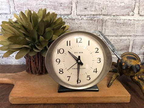 Westclox Big Ben Wind Up Alarm Clock Vintage Clock Collector Etsy