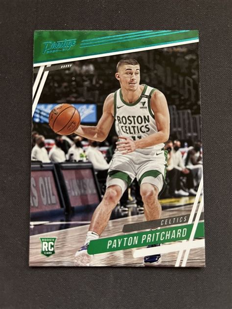 2020 21 Panini Chronicles Prestige Teal 66 Payton Pritchard RC For