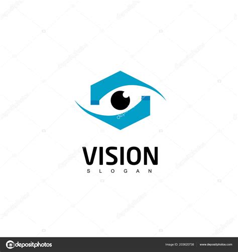 Vision Logo Design Vector Stock Vector by ©Adiyatma 203620738