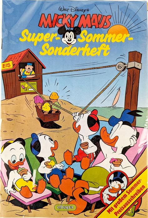 Comic Und Spielzeug Micky Maus Heft 32 1986 Doppelpack Super