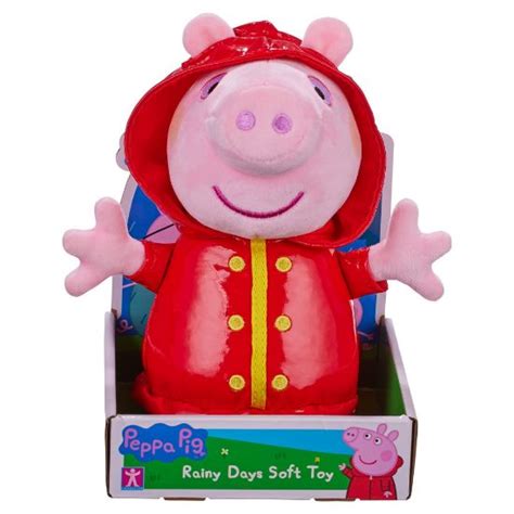 Peppa Pig Favourite Things Rainy Days Soft Toy Character Toys