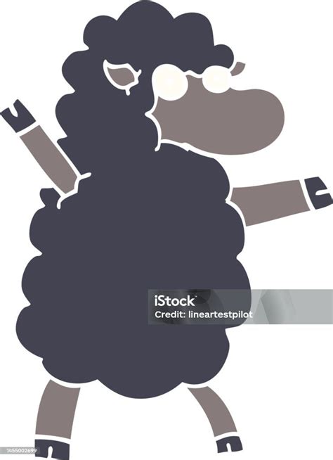 Cartoon Doodle Black Sheep Stock Illustration Download Image Now