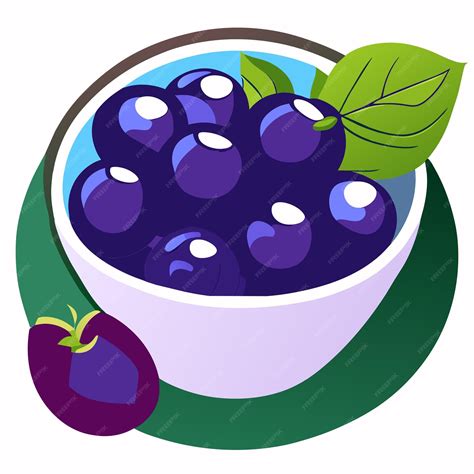 ilustracion de vector de arandano vector premium