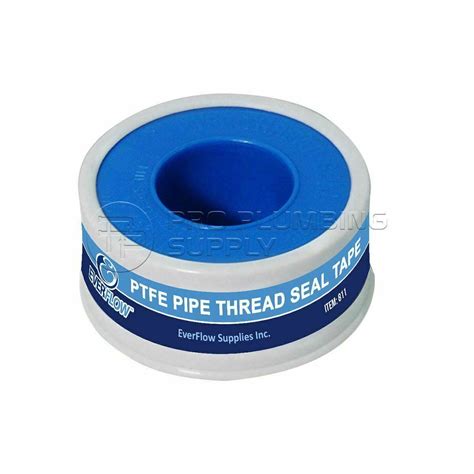 Everflow 12in 520in Ptfe Thread Seal Teflon Tape For Plumbers 10