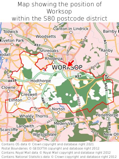 Where is Worksop? Worksop on a map