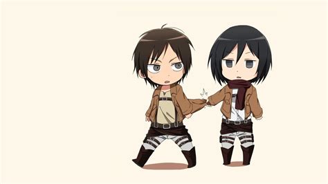 Eren Yeager And Mikasa Ackerman Wallpapers Wallpaper Cave