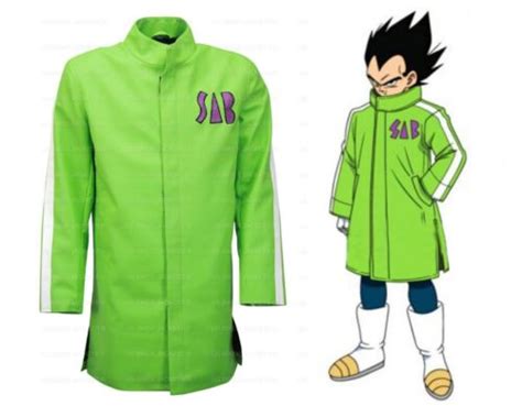 Costume Cosplay Dragon Ball Super Goku Broly Vegeta Sab Cappotto Verde