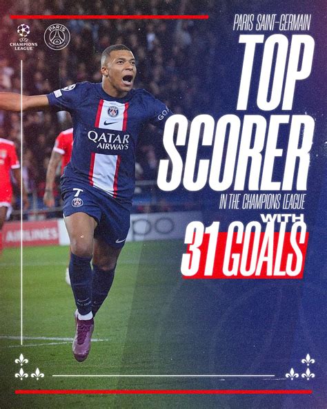 Paris Saint Germain On Twitter 31 KMbappe Se Tornou O Maior