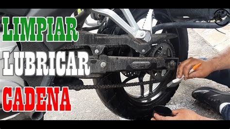 Como Limpiar Y Lubricar La Cadena De Tu Mototutorial Youtube