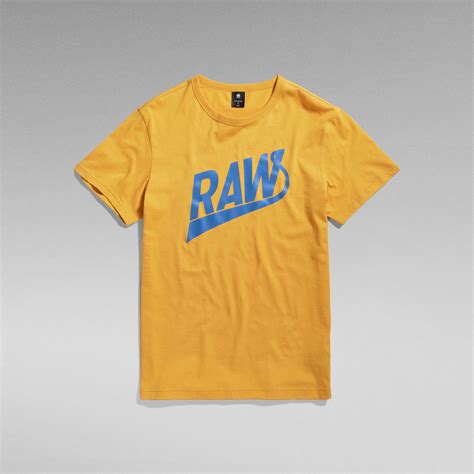 Graphic STM 6 T Shirt Yellow G Star RAW