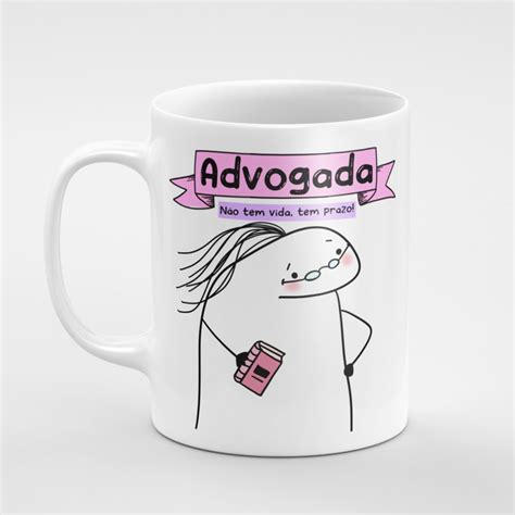 Caneca Porcelana Flork Profissões Advogada Elo7