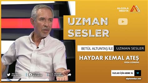 Uzman Sesler Haydar Kemal Ateş Konu Suyun Önemi ve Su Sorunu YouTube