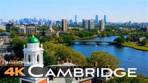 Boston Cambridge 🇺🇸 Drone Aerial 4k Harvard Mit Massachusetts Usa