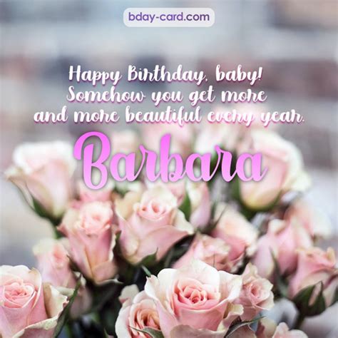 Birthday Images For Barbara 💐 — Free Happy Bday Pictures And Photos