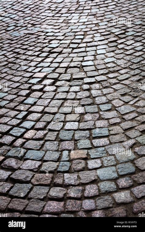 Abstract Background Of Old Cobblestone Pavement Stock Photo Alamy