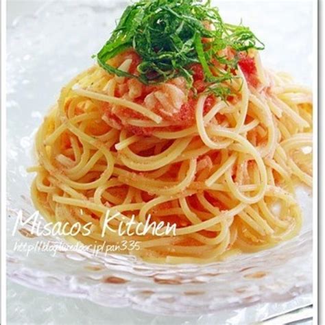 簡単！明太子の冷製パスタ♪ By Misacocoさん レシピブログ 料理ブログのレシピ満載！