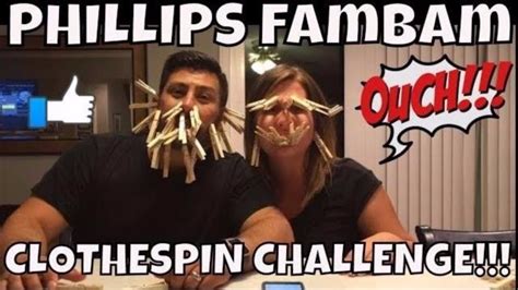 Insane Clothespin Challenge Painful And Crazy Phillips Fambam