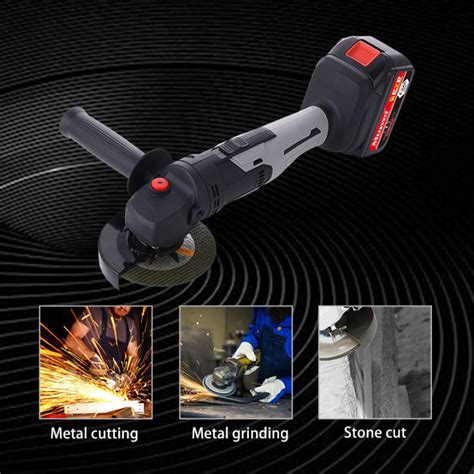 Stock Cordless Angle Grinder 988VF Lithium Ion Grinding Machine