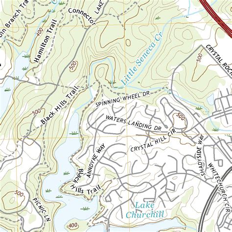 Germantown Md 2019 24000 Scale Map By United States Geological