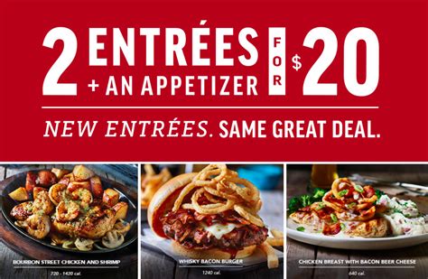 Applebee’s: 2 for $20 Menu = New Items Added!