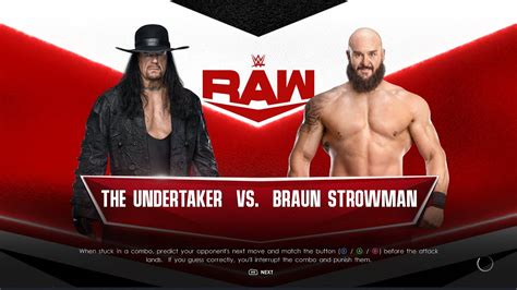 WWE 2K22 The Undertaker Vs Braun Strowman YouTube